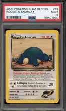 Pokemon Rocket's Snorlax Gym Heroes Unlimited 33/132 PSA 9 on eBay