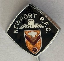 NEWPORT RFC LAPEL PIN BADGE from 1970s