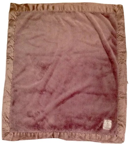 LITTLE GIRAFFE LN Taupe Tan Brown Luxe Faux Fur Baby Blanket $94 Super Soft LN - Picture 2 of 6