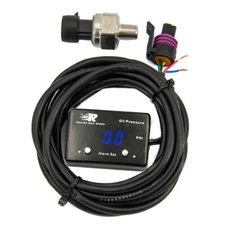 Universal oil pressure guage display gauge 0-232PSI Blue Light LED  1/ 8" NPT