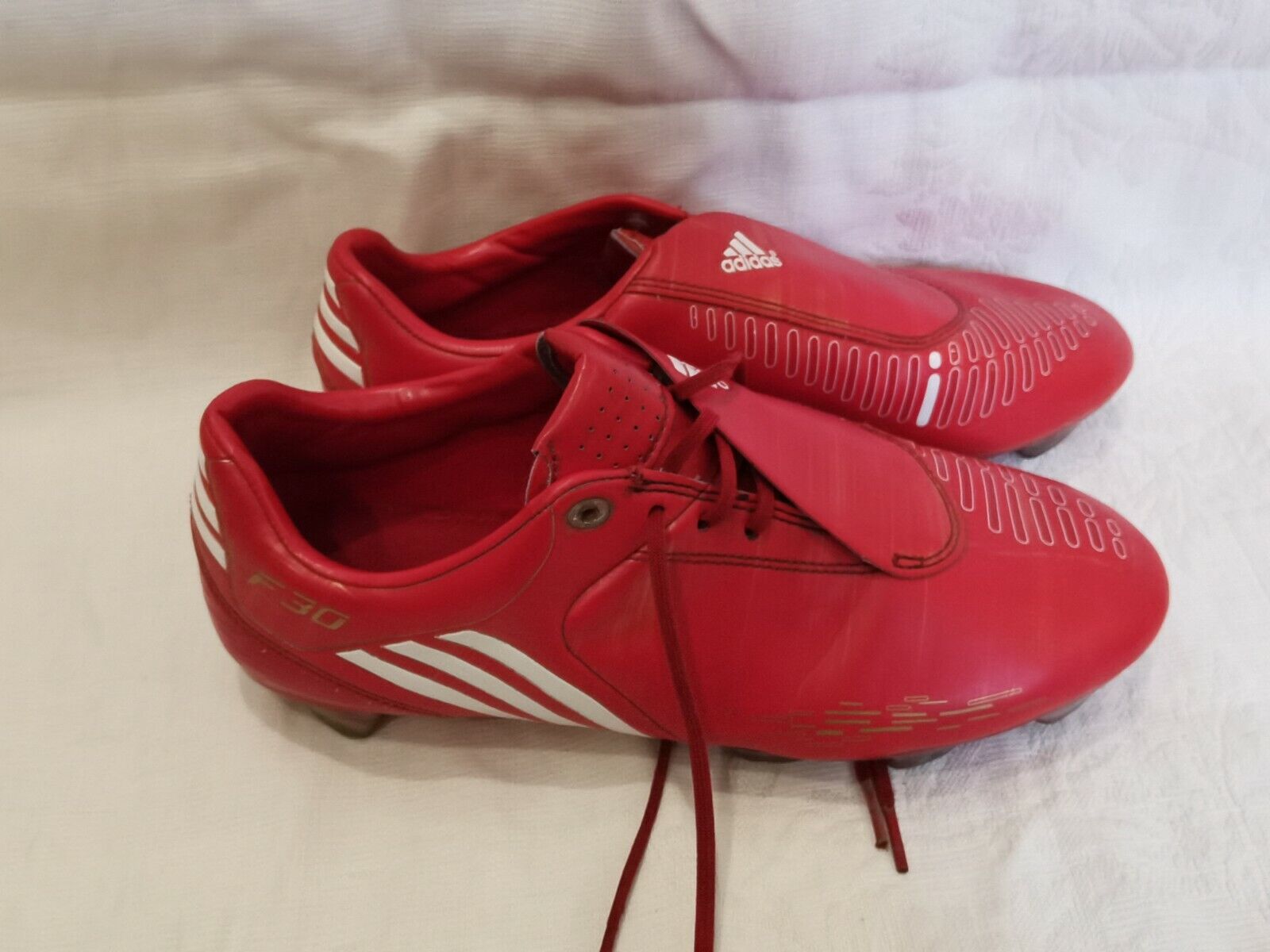 ADIDAS F30 TRX SG 2009 red G 15507 SOCCER CLEATS FOOTBALL BOOTS US 7.5