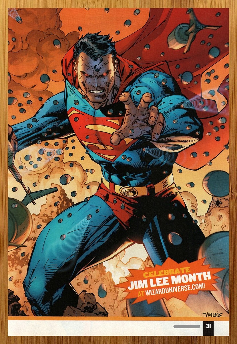 2004 Jim Lee Superman Vintage Print Ad/Poster DC Comics Promo Wall