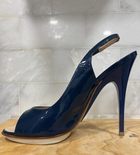 Guiseppe Zanotii Design High Heels Size EUR 37 / US 6 Blue - Picture 5 of 24