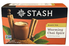 Stash Warming Chai Spice Black Tea 1.3 oz 20 Tea Bags
