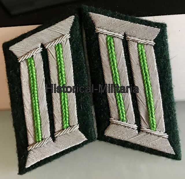 Esercito tedesco mostrine da Ufficiale Panzergrenadier German I collar tabs Esercito tedesco mostrine da Ufficiale Panzergrenadier German I collar tabs