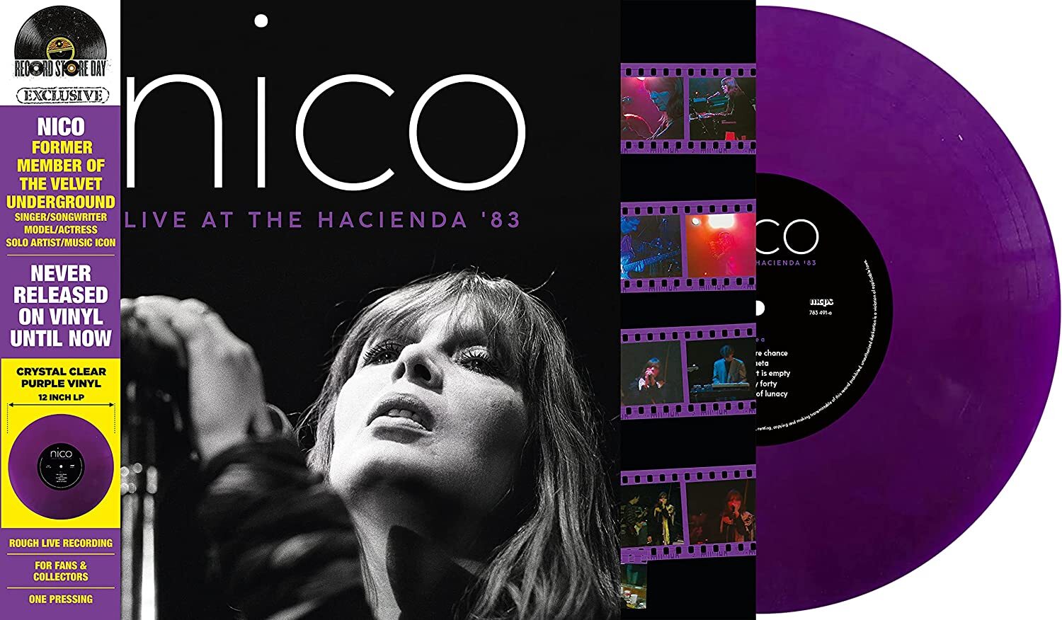 Nico - Live At The Hacienda '83 (clear Purple Vnyl) (rsd 2022) - Vinile
