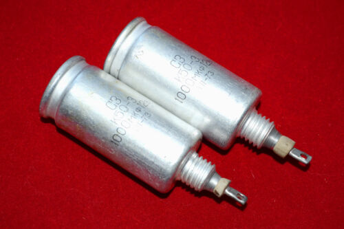 5x Condensatore elettrolitico ossido di alluminio K50-3 1000uF 12V URSS Sovietico NUOVO - Foto 1 di 2