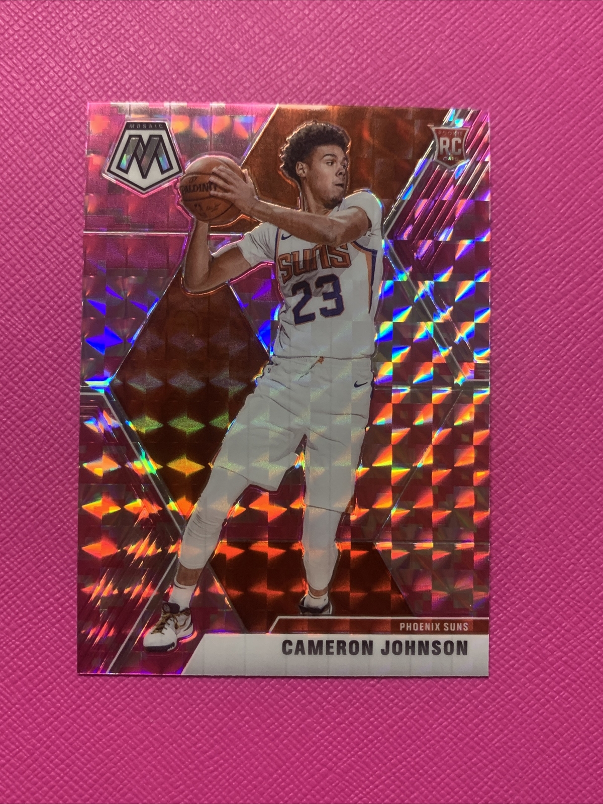 2019-20 Panini Mosaic #203 Cameron Johnson RC Pink Camo Prizm QUANTITY