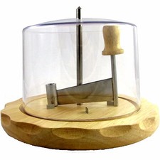 Käsehobel mit Haube für Tete de Moine und Schoko Rolles (Girolle)