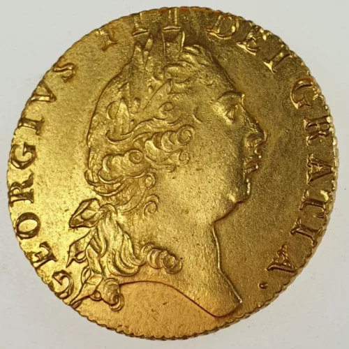 1798 ef george iii spade shield gold guinea coin image 2