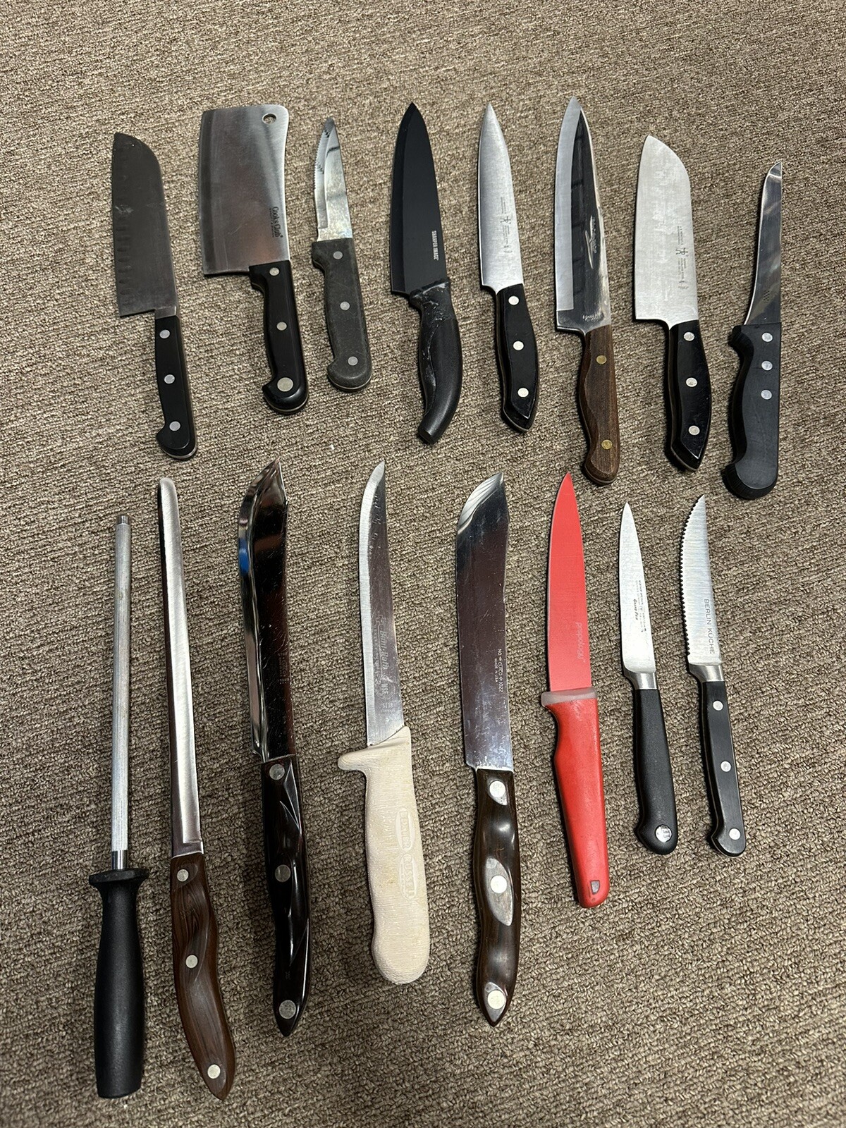 Chef Cook Kitchen Cutco Knife Collection Lot Carrying Case Bargain