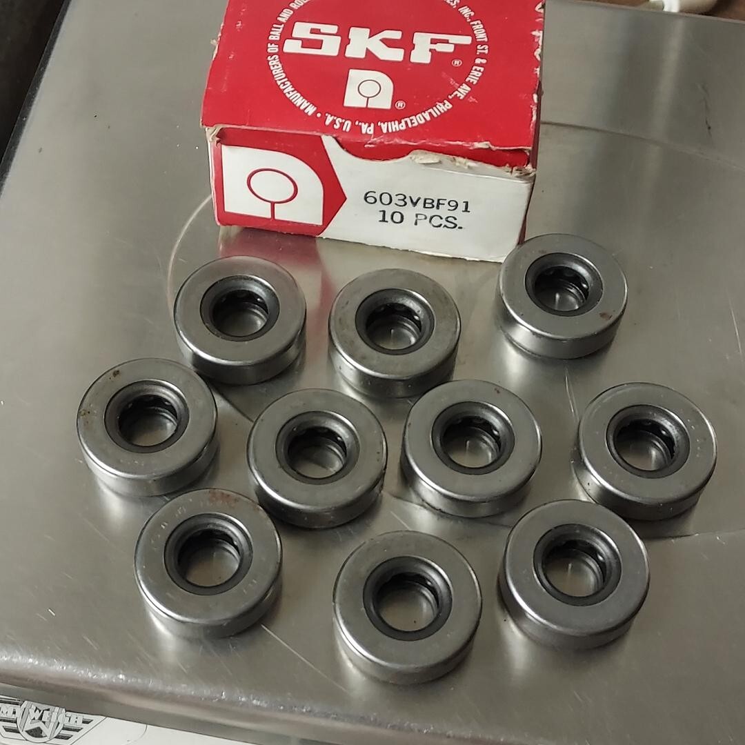 10 - NICE SKF - Thrust Ball Bearings- #603 New Old stock NOS Box USA | eBay