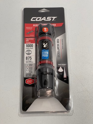 Lampe de poche G450, DEL, 1630 lumens, Piles AA - Coast 30609
