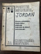 HYSTER H40-50J H60JS PARTS MANUAL SERIAL F003 BOOK 599894
