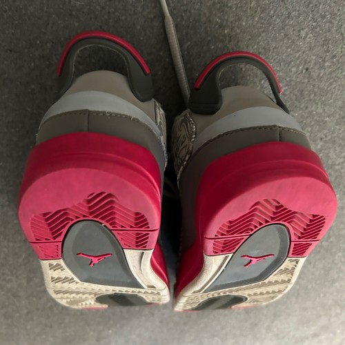 Nike Air Jordan Dub Zero Shoes Kids 12C Wolf Grey Hyper Pink Sneakers 725743-007 - Picture 8 of 9