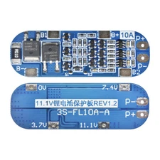 3S 10A 11.1V 12.6V Li-ion Lithium Battery BMS Packs Protection PCB Board