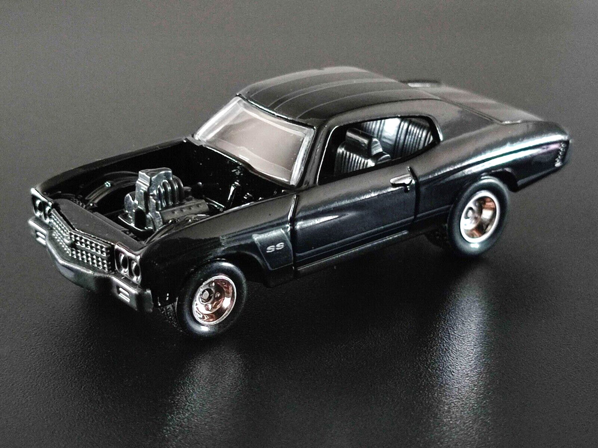 Hot WHeeLs 1970 Chevy黒　未開封 Hot Wheels Supercharged '70 Chevy Chevelle SS Black White