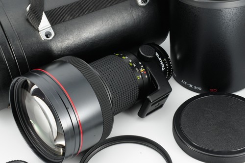 Tokina AT-X SD 300mm f2.8 MF 112mm filter Lens hood cap case for Nikon F japan - 第 1/17 張圖片