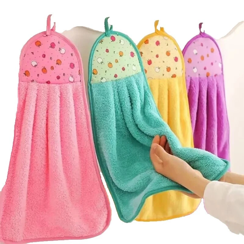 Toallas de baño de terciopelo multicolor