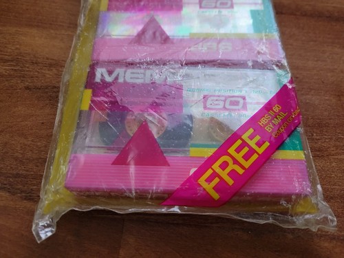 Memorex dBS 60 Minute Blank Cassette Audio Tapes 2 Pack double pack hanging - Picture 4 of 13