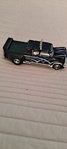 Majorette Custom Chevy Dually Black Truck Hilborn Engine 6.5” Long L@@K NICE