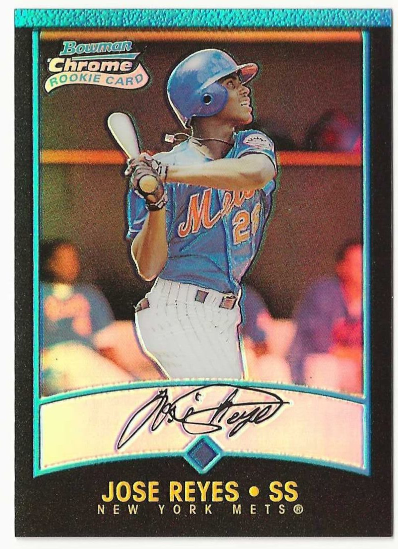 2001 Bowman Chrome - Rookie Refractors Jose Reyes #164 (RC)