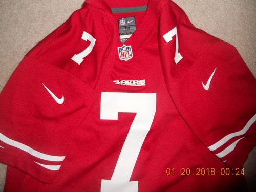 San Francisco 49ers Football Jersey #7 Colin Kaepernick QB Nike Youth Medium W@W - Picture 3 of 8