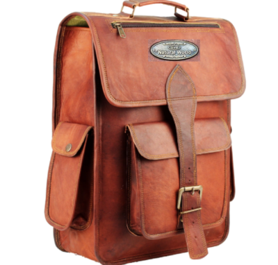 Mochila De Cuero De Grano Completo Para Hombre, Otros | Envío Gratis