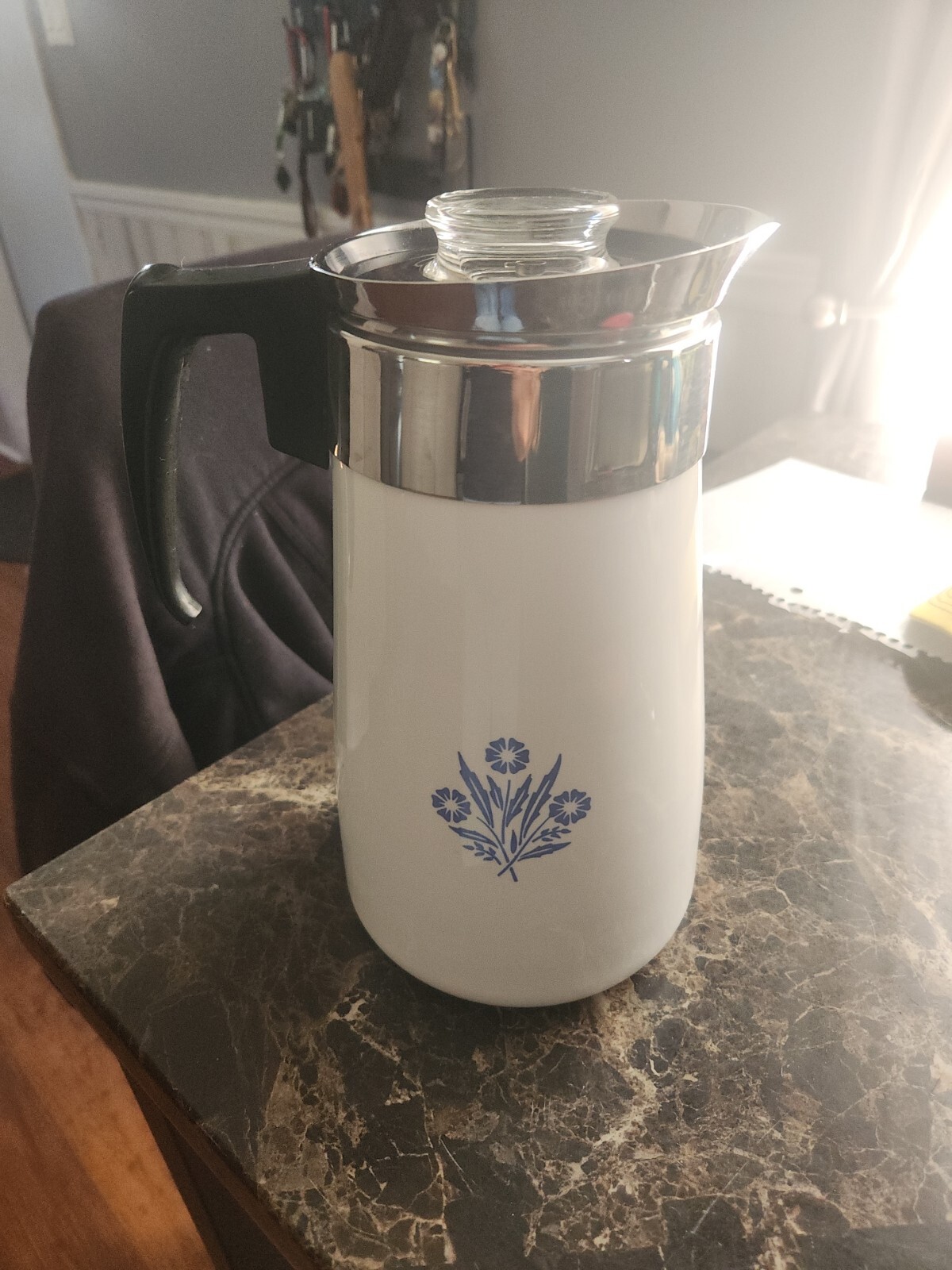 Vintage 1960s 70s Corning Ware Blue Cornflower Kettle eBay