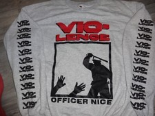 Vio-lence Rar Unworn LS Shirt Thrash Metal Exodus Hirax Venom Vektor Havok Risk