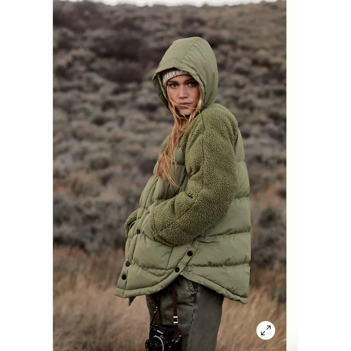 Anthropologie shop puffer coat