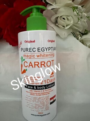   AUTHENTIC purec egyptian magic  face And body lotion.300ml With  spf 20