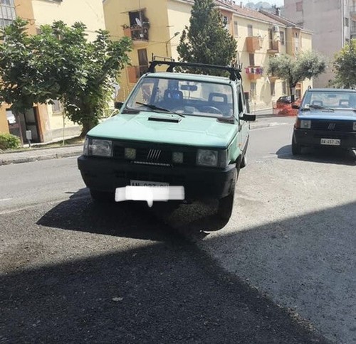 Mascherina Griglia fendinebbia 2.0 Fregi 58w Fiat Panda 141 1986 2003 4x4 - Picture 15 of 19