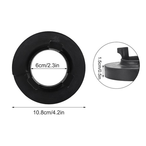 2X Rear Axle Upper Spring Rubber Pads 7H0511149B For VW Transporter T5 Multivan - Picture 5 of 12