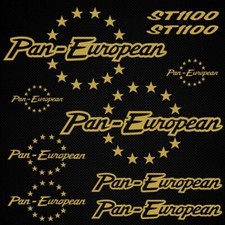 Pan European Decals St 1100 Stickers For Honda Motorcycle Replica Vinyl Oracal Pan European Decals St 1100 Stickers For Honda Motorcycle Replica Vinyl Oracal