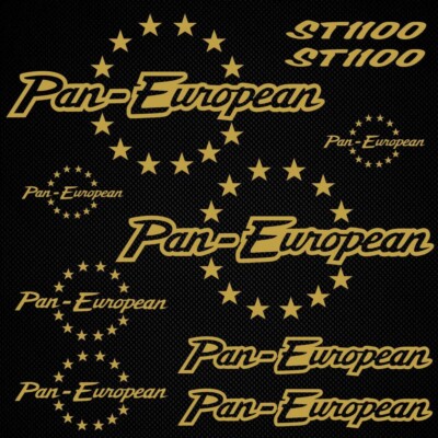 Pan European decals ST 1100 stickers for Honda motorcycle replica vinyl ORACAL