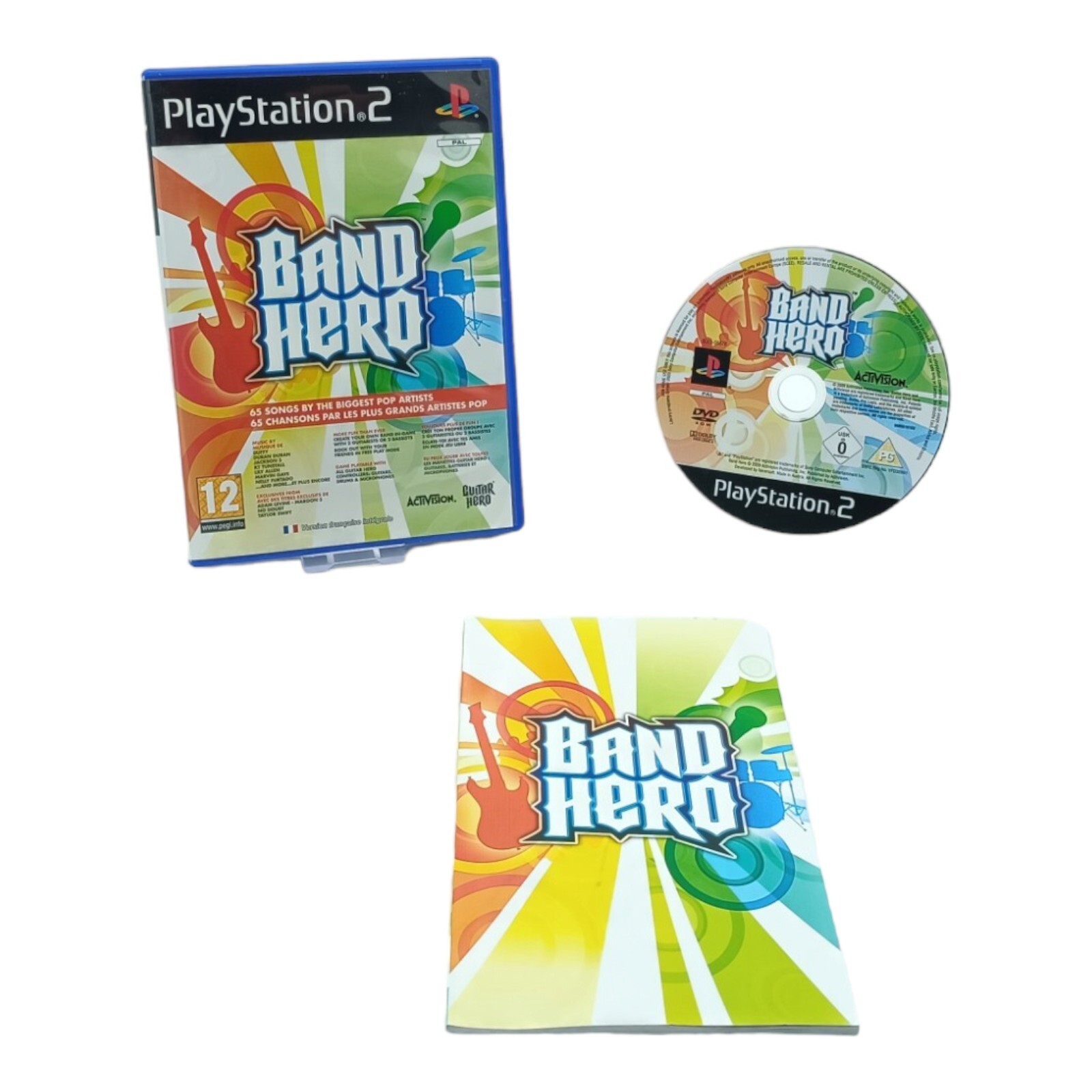 Band Hero Playstation 2 PS2 Game Mint Condition Complete + Manual PAL CIB