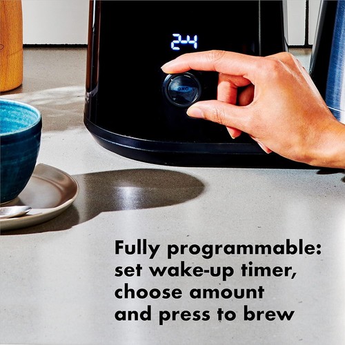 OXO Brew 9 Tassen Edelstahl Programmierbare Kaffeemaschine 72 flüssige Unzen Silber Schwarz - Bild 10 von 13