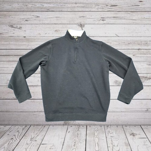 FJ FootJoy Men's Performance Quarter Zip Pullover Sweater Navy Blue Size M eBay