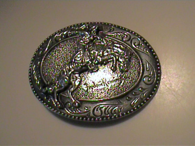NWOT MENS SILVERTONE BRONCO HORSE BELT BUCKLE