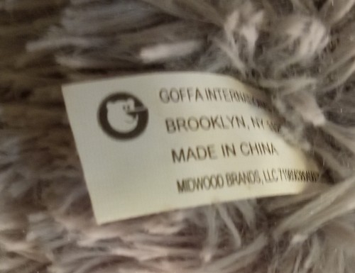 Gotta grauer Bär Plüsch. 14 Zoll groß. "Stitching" an Bauch & Füßen. Graue Schleife - Bild 6 von 9