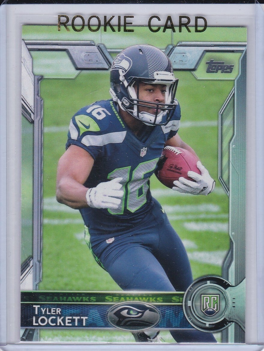 TYLER LOCKETT ROOKIE CARD 2015 Topps Football Seattle Seahawks NFL