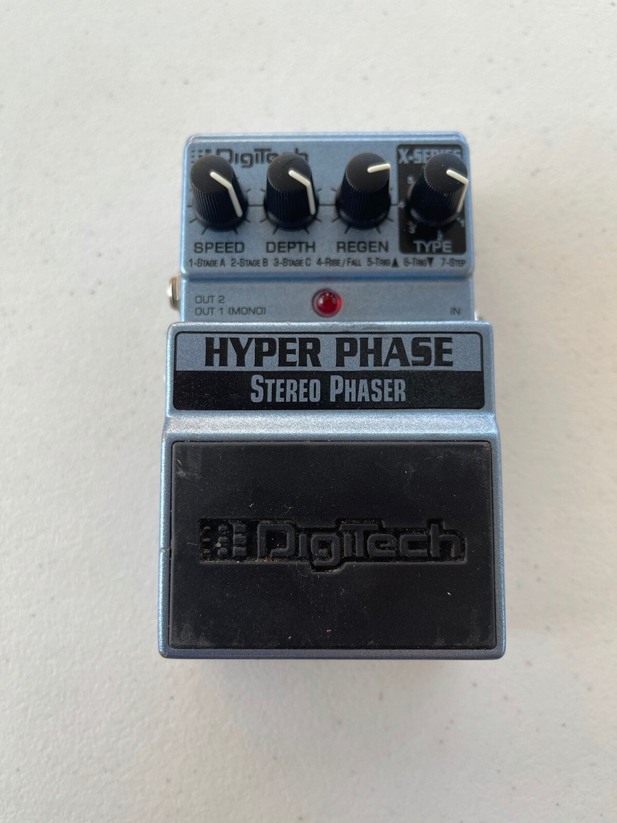 Digitech XHP X-Series Hyper Phase Stereo Phaser 7-Modes Guitar