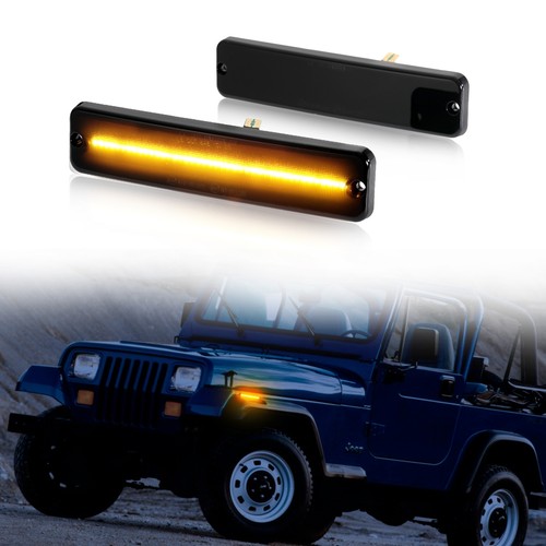 Faro LED 7x6" + Luz LED Marcadora Lateral + 83 Luz Trasera LED para Jeep YJ 1986-1995 - Imagen 7 de 12