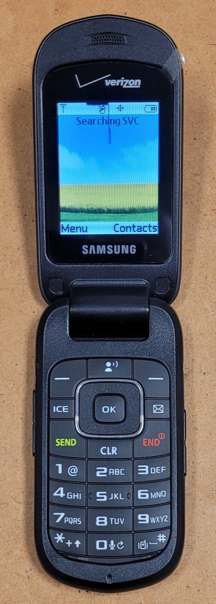 Samsung Gusto 2 II SCH-U365 - Gray ( Verizon ) Flip Phone - 0 Talk