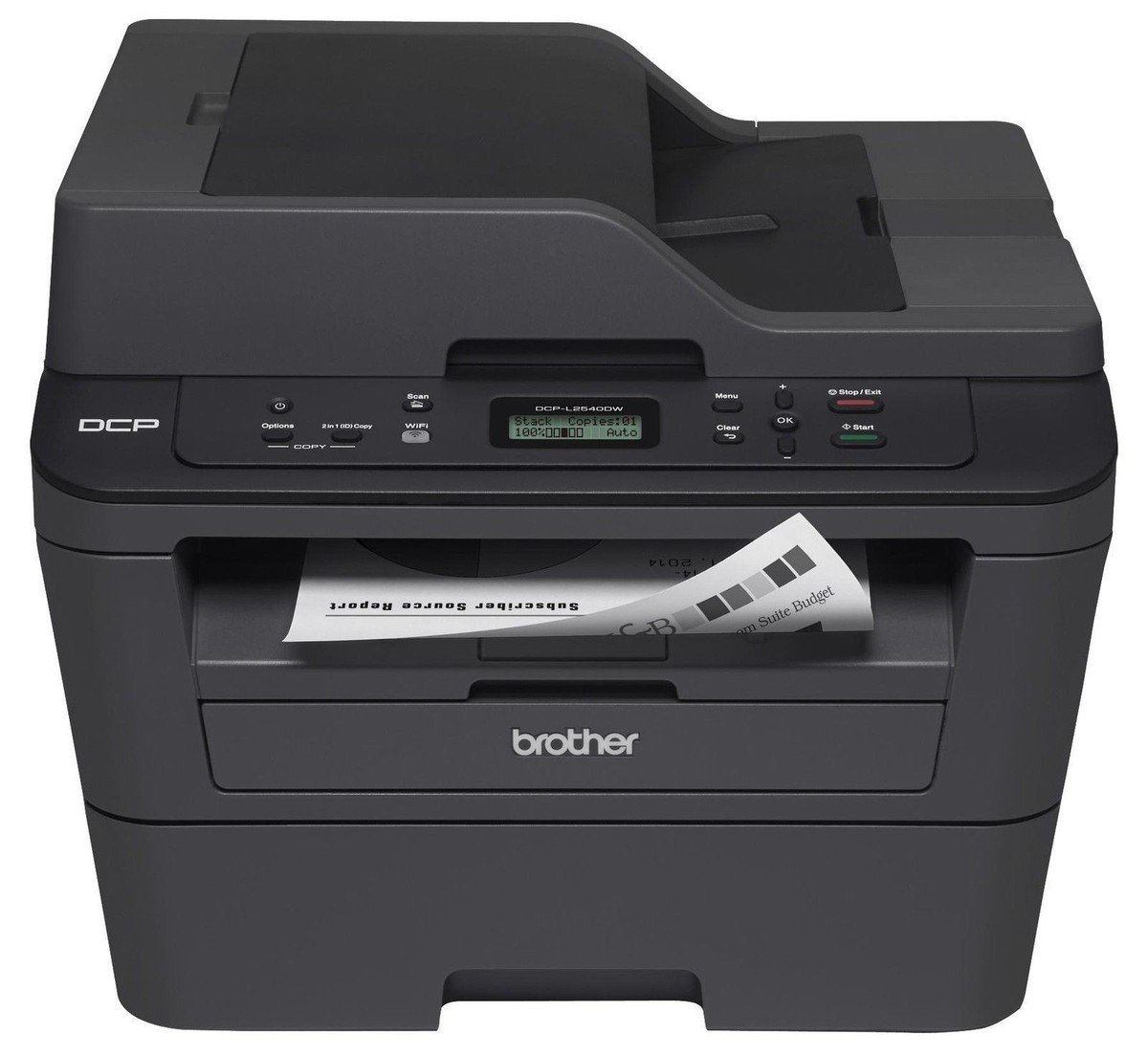 Brother DCP-L2540DW Laser Multifunction Printer - Monochrome