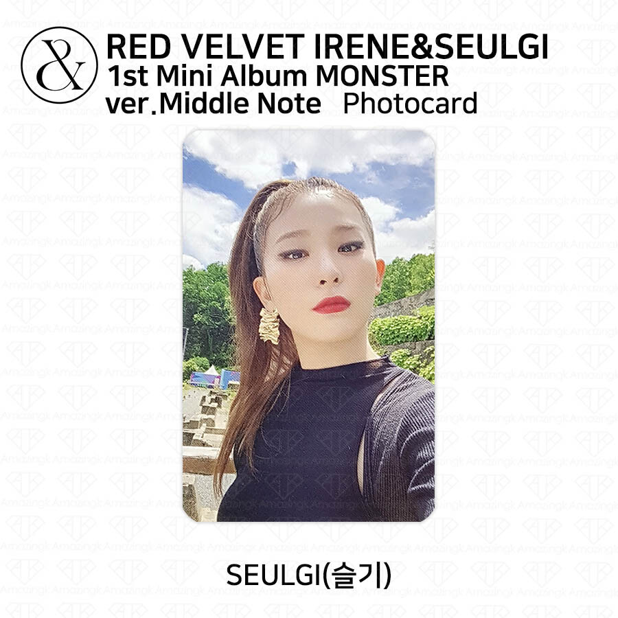 RED VELVET Irene & Seulgi 1st Mini Album Monster Photocard