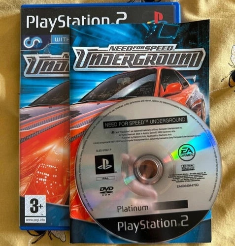 NFS Need For Speed: Underground - Sony PS2 (PAL) Game Boxed Complete PlayStation