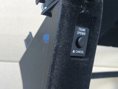 Trunk opener lexus