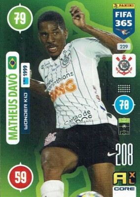 Panini Adrenalyn XL FIFA 365 2021 Wonder Kid Nr. 229 Matheus Davo